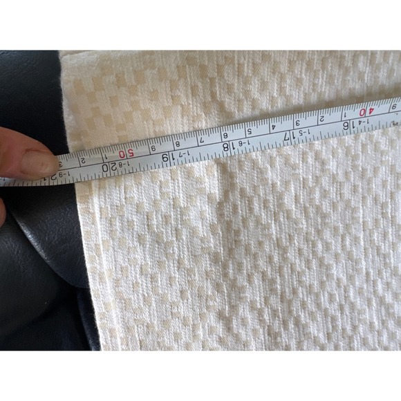 J.‎ Crew Ivory Beige Pencil Skirt Geometric Textured Women's size 00 - Picture 7 of 8